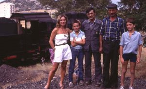 Meli at Egridir shed in 1984
